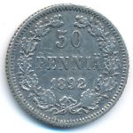 Finland, 50 pennia, 1892