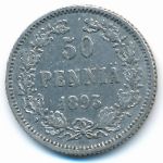 Finland, 50 pennia, 1893