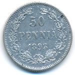 Finland, 50 pennia, 1893