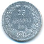 Финляндия, 25 пенни (1894 г.)
