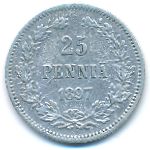 Finland, 25 pennia, 1917