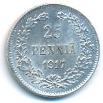 Finland, 25 pennia, 1917