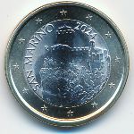 San Marino, 1 евро, 2024