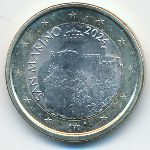 San Marino, 1 евро, 2024