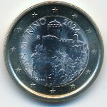San Marino, 1 евро, 2024