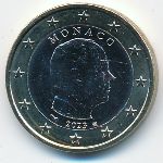 Monaco, 1 евро, 2023