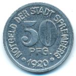 Шпремберг., 50 пфеннигов (1920 г.)