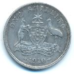 Australia, 1 shilling, 1910