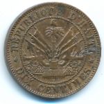 Haiti, 10 centimes, 1863