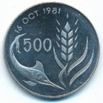 Кипр, 500 мил (1981 г.)
