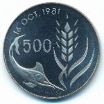 Кипр, 500 мил (1981 г.)
