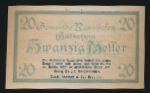 Нотгельды Австрии, 20 геллеров (1920 г.)