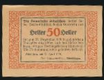 Austria Notgelds, 50 геллеров, 1920