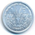 French Equatorial Africa, 1 franc, 1948