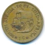 ЮАР, 1 цент (1961 г.)