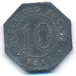 Rottenburg., 10 пфеннигов, 1918