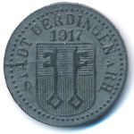 Юрдинген., 10 пфеннигов (1917 г.)