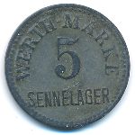 Paderborn., 5 пфеннигов