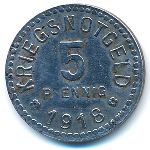 Фольках., 5 пфеннигов (1918 г.)