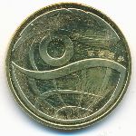 China, 1 yuan, 2009