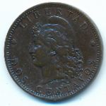 Аргентина, 2 сентаво (1885 г.)