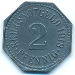 Апольда., 2 пфеннига (1918 г.)
