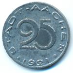 Ахен., 25 пфеннигов (1921 г.)