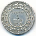 Tunis, 1 franc, 1916