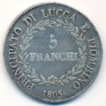 Лукка, 5 франков (1805 г.)