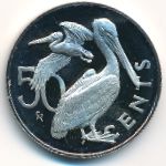 Виргинские острова, 50 центов (1974 г.)