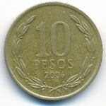 Chile, 10 pesos, 2006