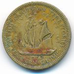 Восточные Карибы, 5 центов (1962 г.)