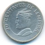 Honduras, 20 centavos, 1967