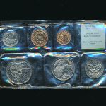 Новая Зеландия, Набор монет (1968 г.)