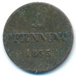 Бавария, 1 пфеннинг (1835 г.)