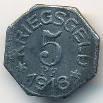 Гайльдорф., 5 пфеннигов (1918 г.)