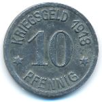 Кобленц., 10 пфеннигов (1918 г.)