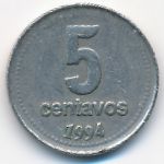 Argentina, 5 centavos, 1994