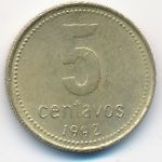 Argentina, 5 centavos, 1992