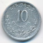 Mexico, 10 сентаво, 1888
