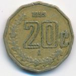 Mexico, 20 centavos, 1995