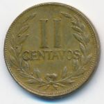 Colombia, 2 centavos, 1952