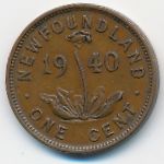 Newfoundland, 1 cent, 1940
