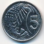 Каймановы острова, 5 центов (2005 г.)
