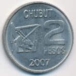 Argentina, 2 pesos, 2007