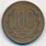 Чили, 100 песо (1989 г.)
