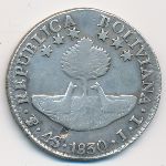 Bolivia, 4 soles, 1830