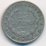 Costa Rica, 25 centimos, 1924