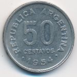 Argentina, 50 centavos, 1954