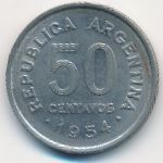 Argentina, 50 centavos, 1954